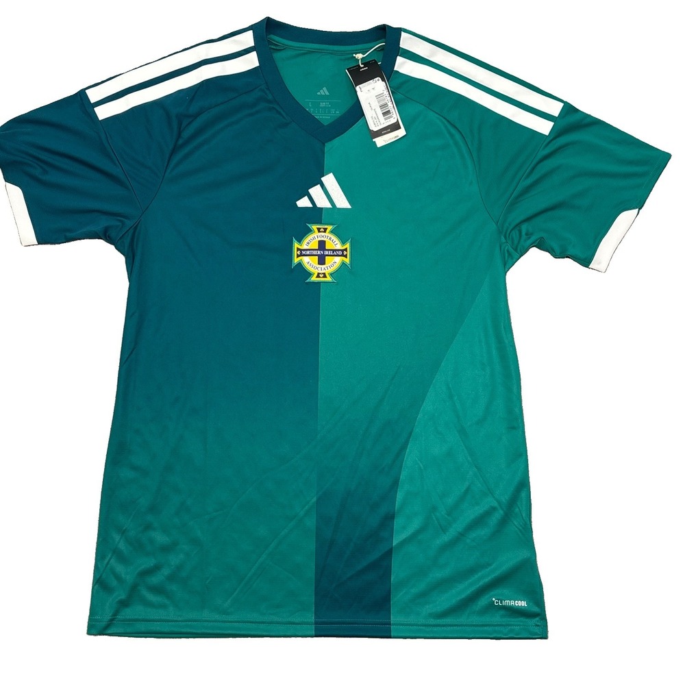 Adidas Northern Ireland 2026 Authentic Home Jersey Soccer Slim Size L Futbol